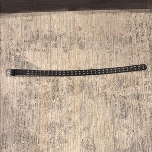 Brandy Melville Black Eyelet Belt